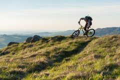 Singletrail in der Rhön