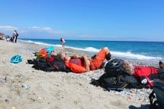 verdientes Relaxen nach den Ligurischen Trails